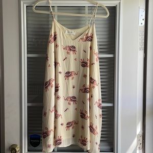 Elephant Cream Dress